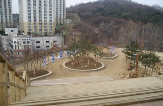 상도근린공원 근교산 등산로 정비산업